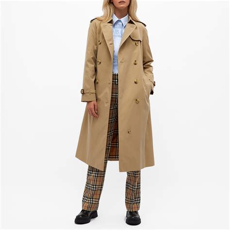 Burberry waterloo trench coat size